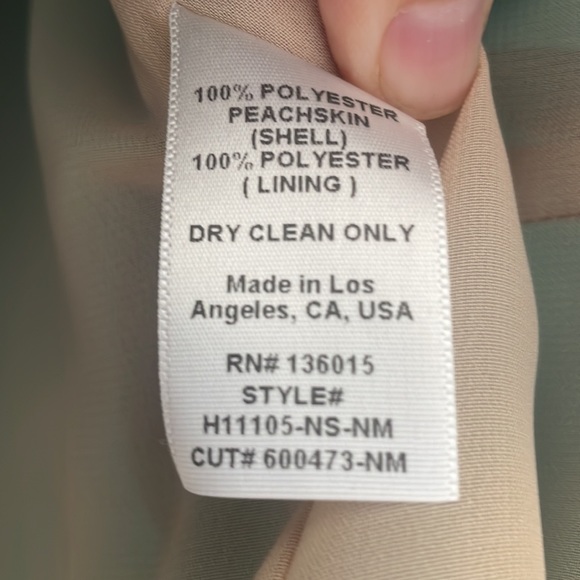 Naven Slit-Neck Strapless Bombshell Mini Dress - Picture 3 of 4